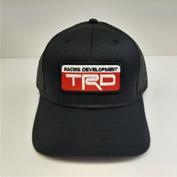 thepatriotspride.com Other - Racing Development Embroidered Patch Mesh Snapback Trucker Black